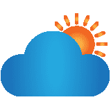 few clouds